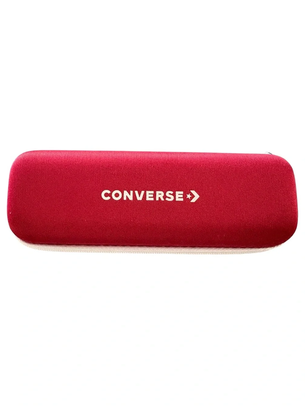 Converse Red Zippered Eyewear Case with Logo